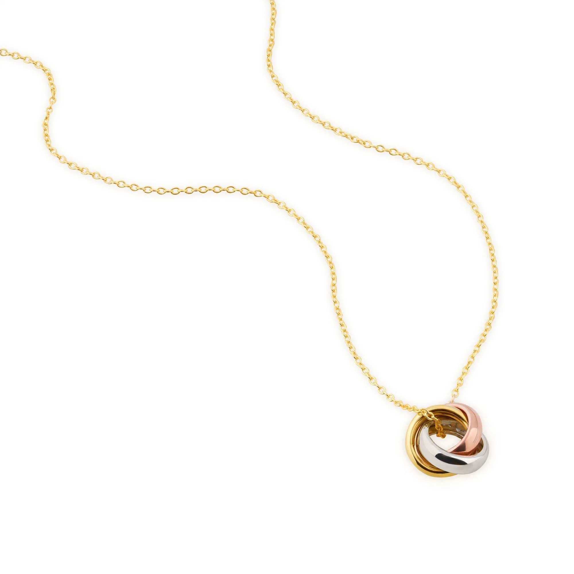 Classic Gold Trinity Necklace