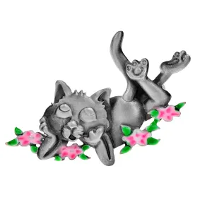 Cute Small Cat Brooches For Women Vintage Kitty Pin Animal Design Fashion Accessories