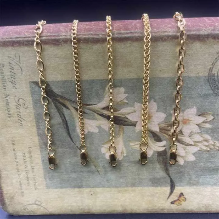 Factory Gold Filled 2.8mm Wheat Chain-أساور مجوهرات