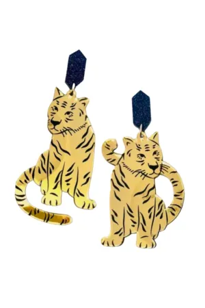 Go Get 'Em Tiger Earrings