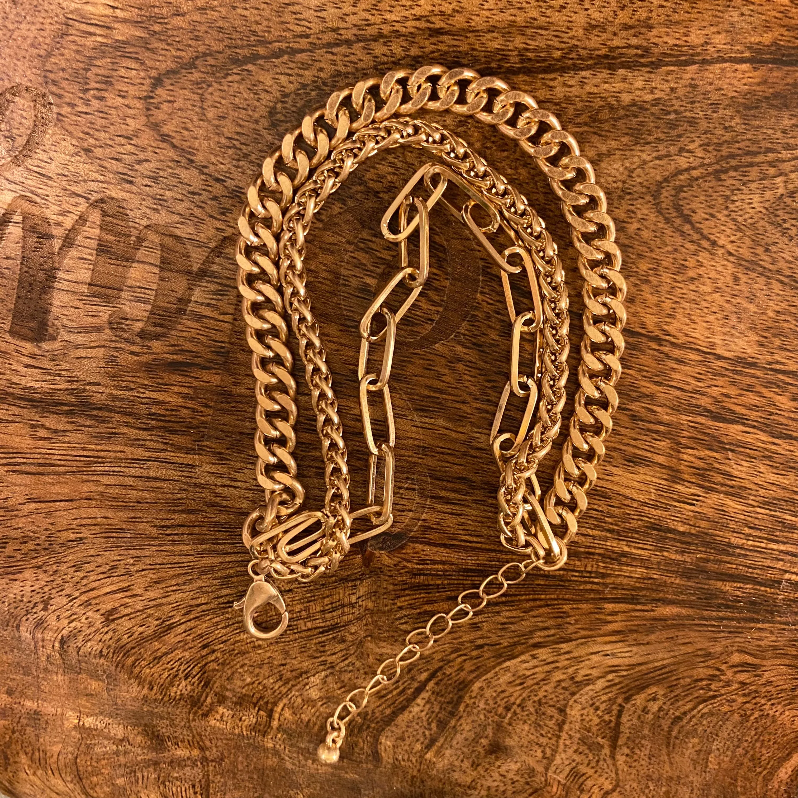 Gold Bracelet 7.5 Plus 2 Extender With Claw Closure