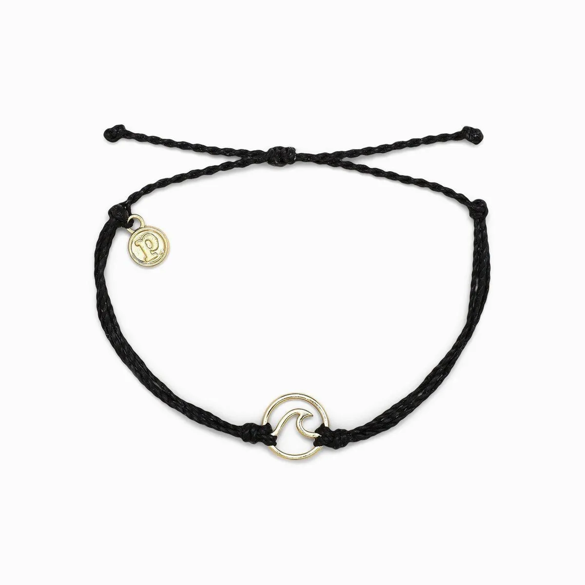 Gold Wave Charm Bracelet