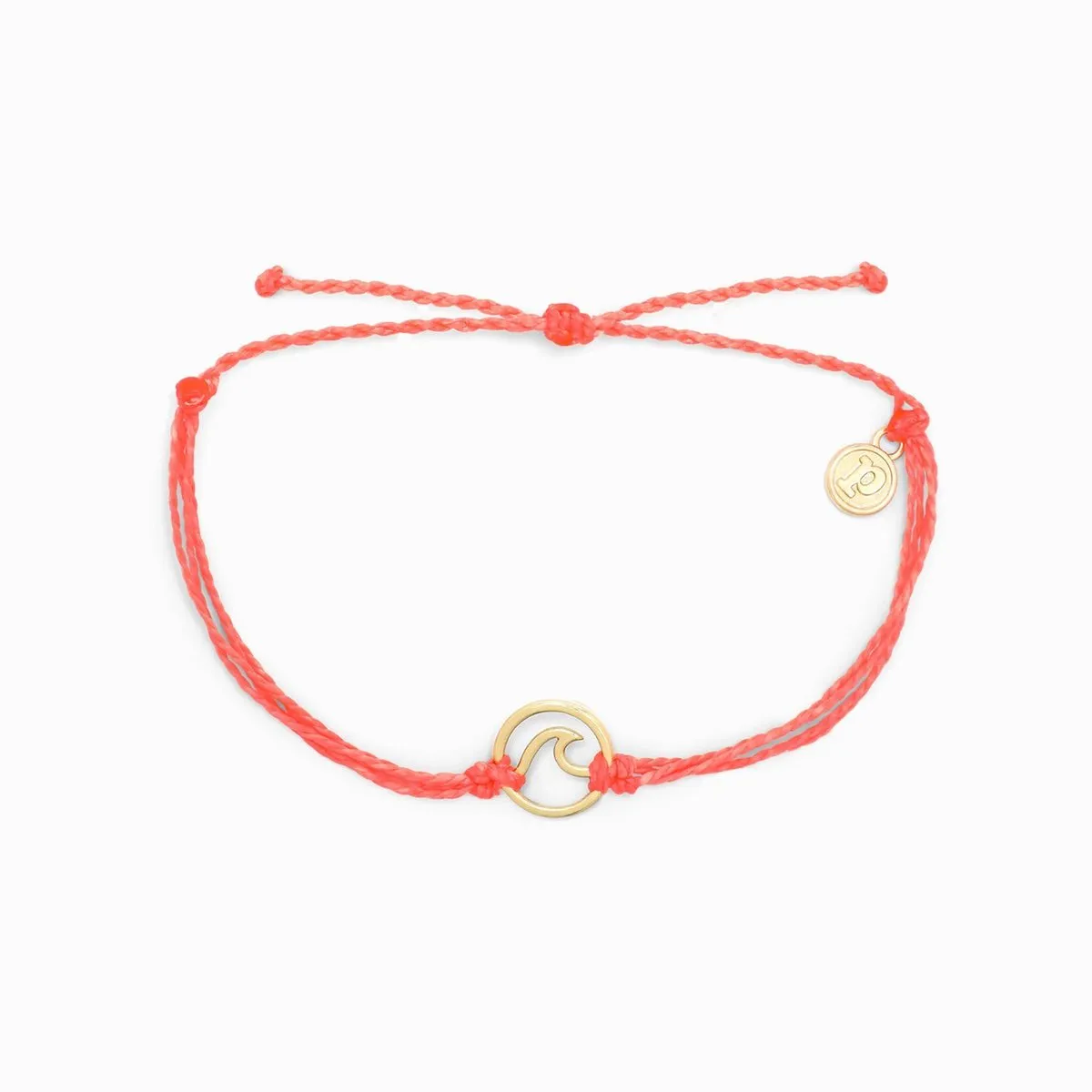 Gold Wave Charm Bracelet