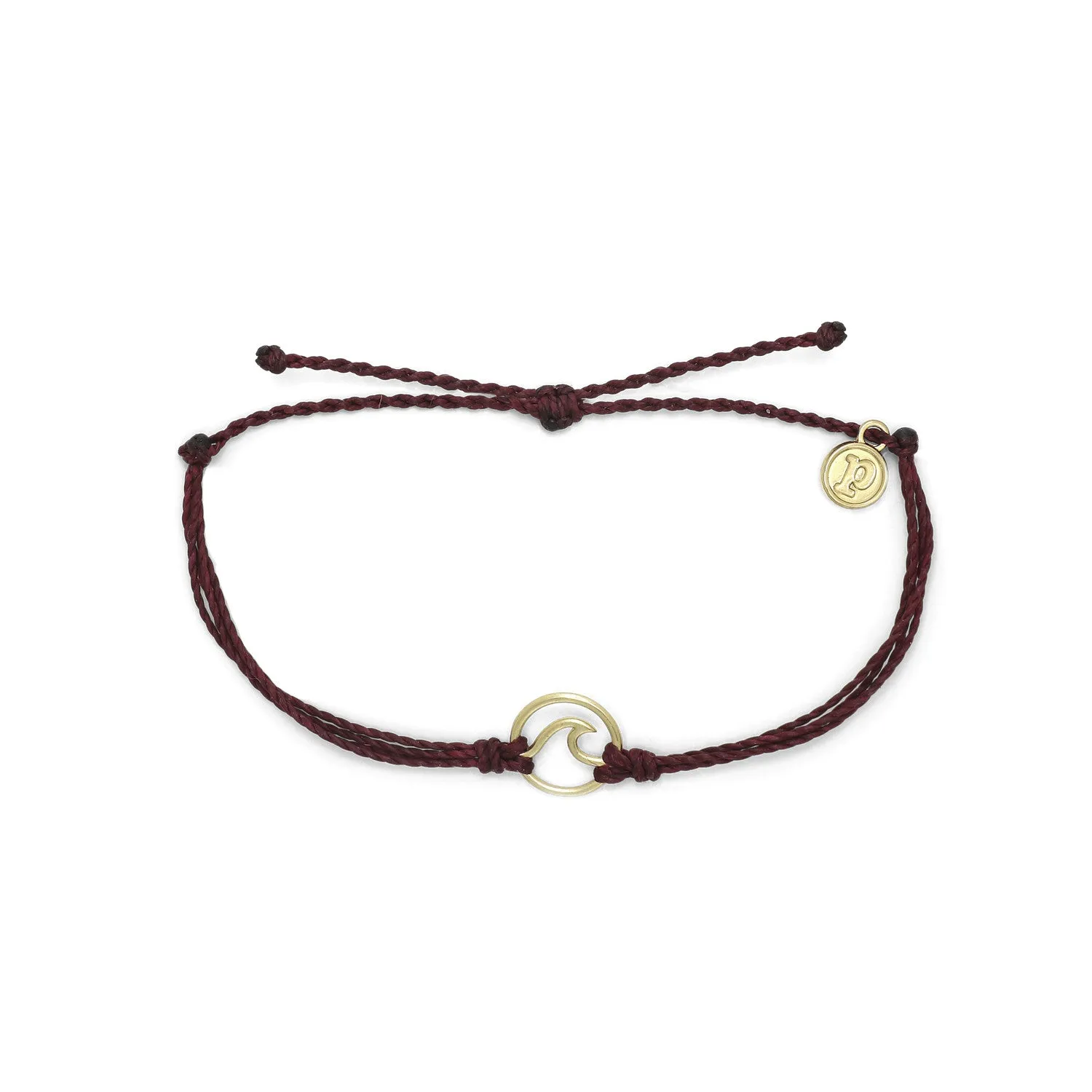 Gold Wave Charm Bracelet
