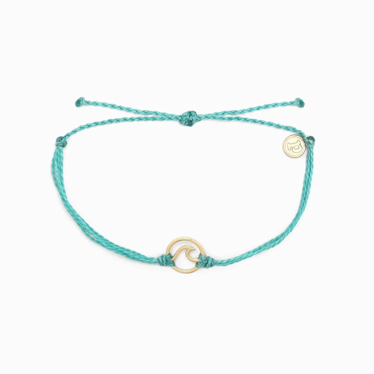 Gold Wave Charm Bracelet
