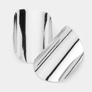 iLLASPARKZ Geometric Round Metal Earrings