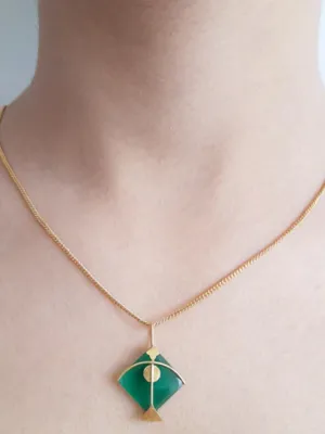 PATANG Green Onyx Pendant