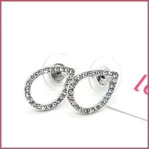Pav Teardrop Earrings