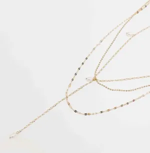 Vintage Ball and Chain Layered Necklace
